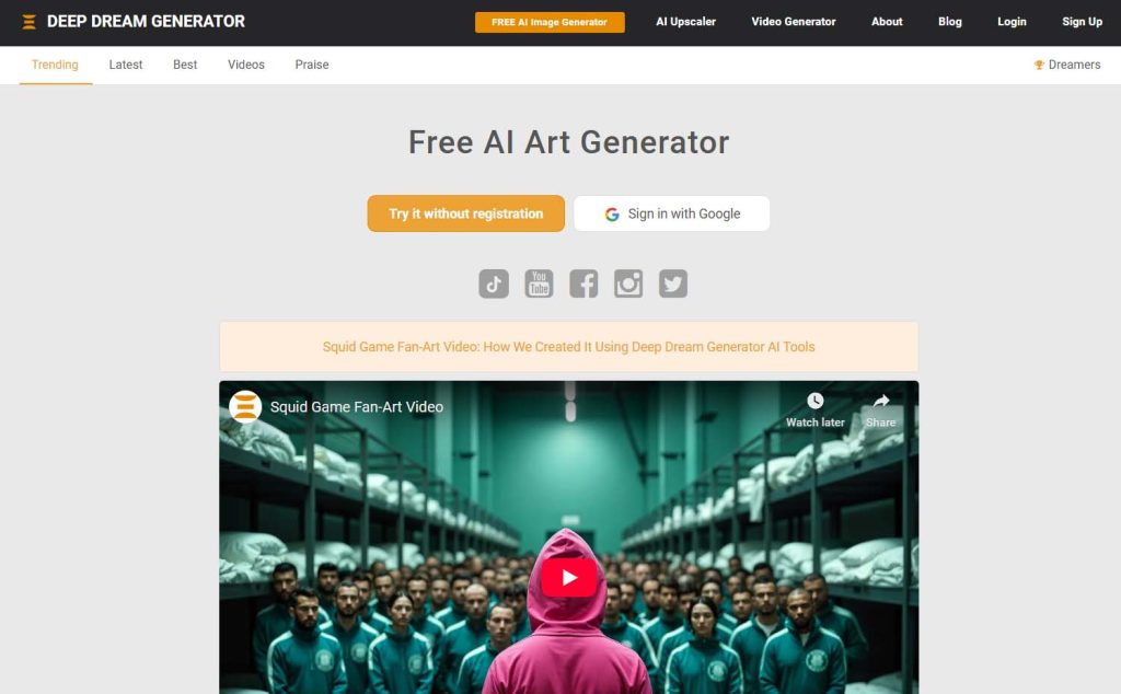 Deep Dream Generator