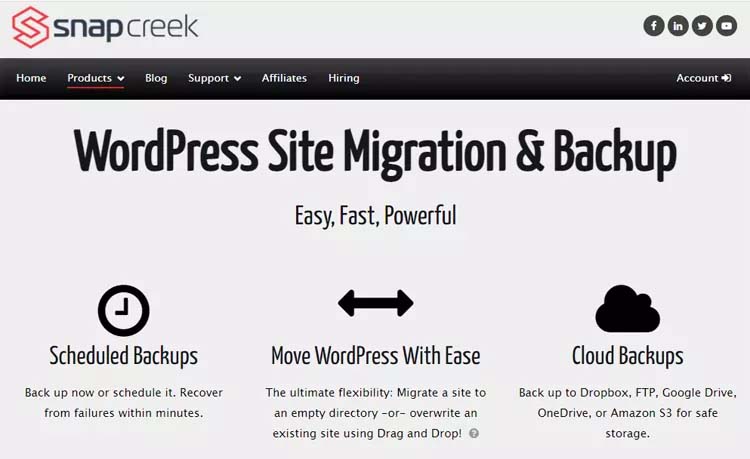 Duplicator Backup Plugin