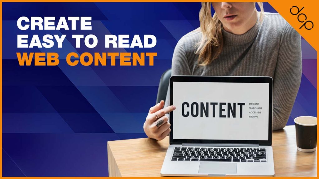 Easy to read web content