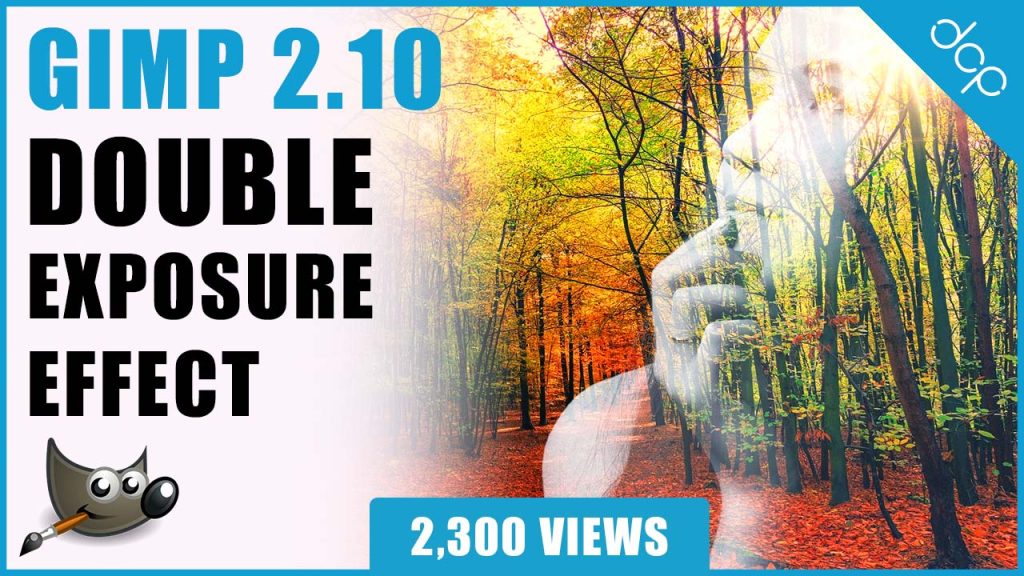 GIMP 2.10 Double Exposure Tutorial - [ Gimp Layer Mask Tutorial ]
