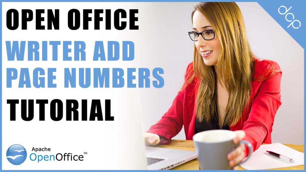 How to add page numbers to an Open Office Writer document