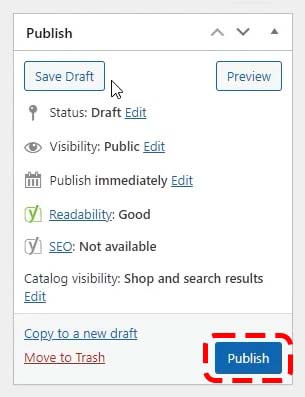 Making your product live