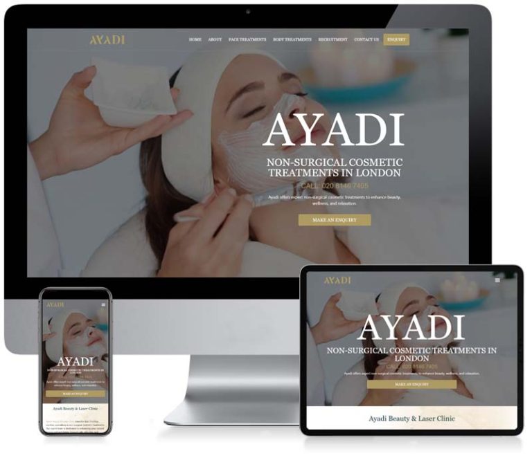 Ayadi Massage Therapy - WordPress Web Design