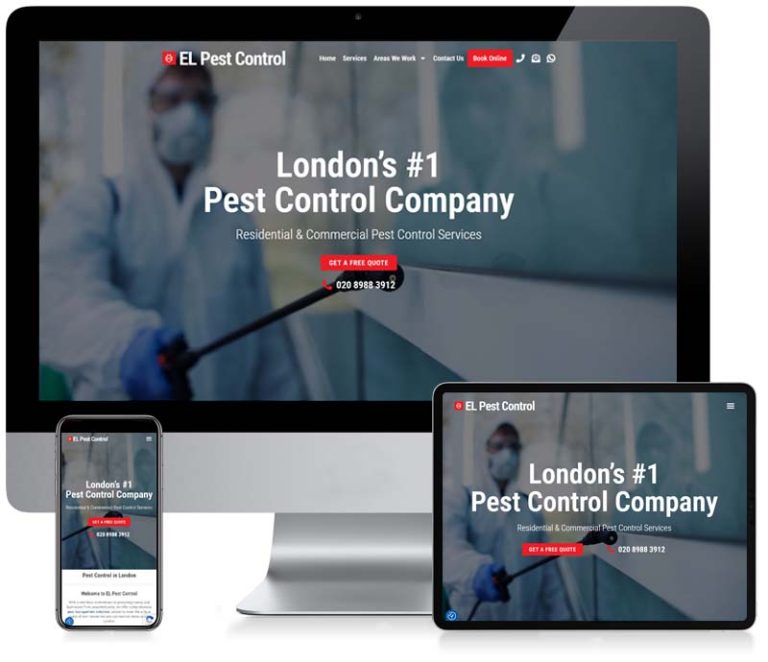 EL Pest Control - WordPress Website Design