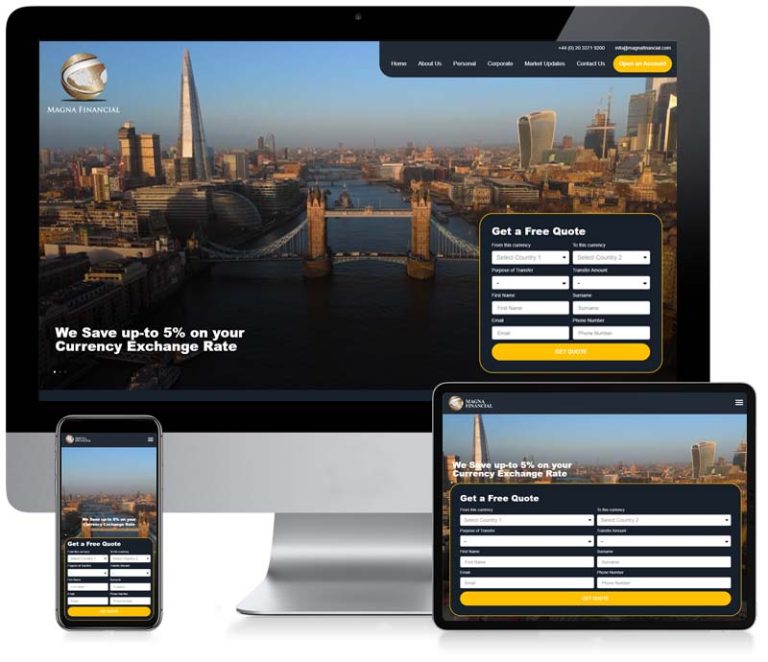 Financial Website Design