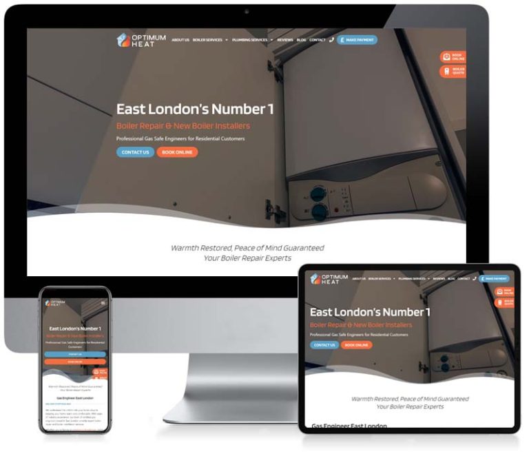 Optimum Heat - WordPress Web Design