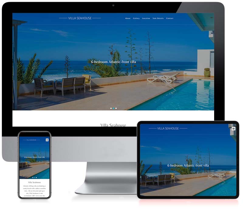 Villasea House - WordPress Web Design