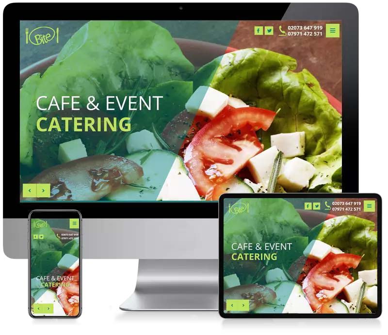Cafe Bite - Restaurant Web Design