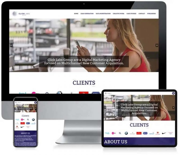 Click Labs Group - Company Web Design