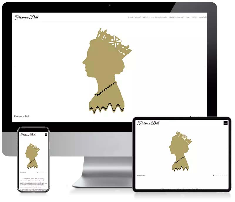 Florence Bell Art Gallery- Company Web Design