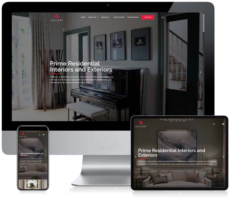 Gallery Ltd - Custom WordPress Website Design