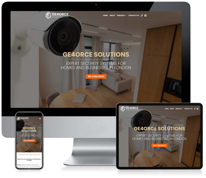 Ge4orce Solutions WordPress Website Development