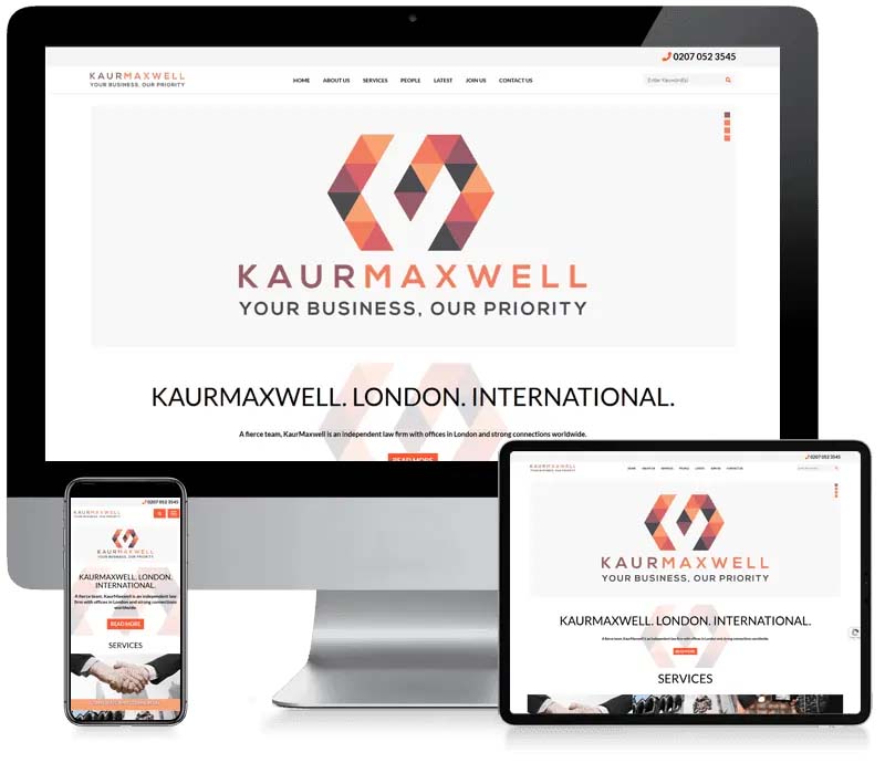 Kaur Maxwell - Business Website Design