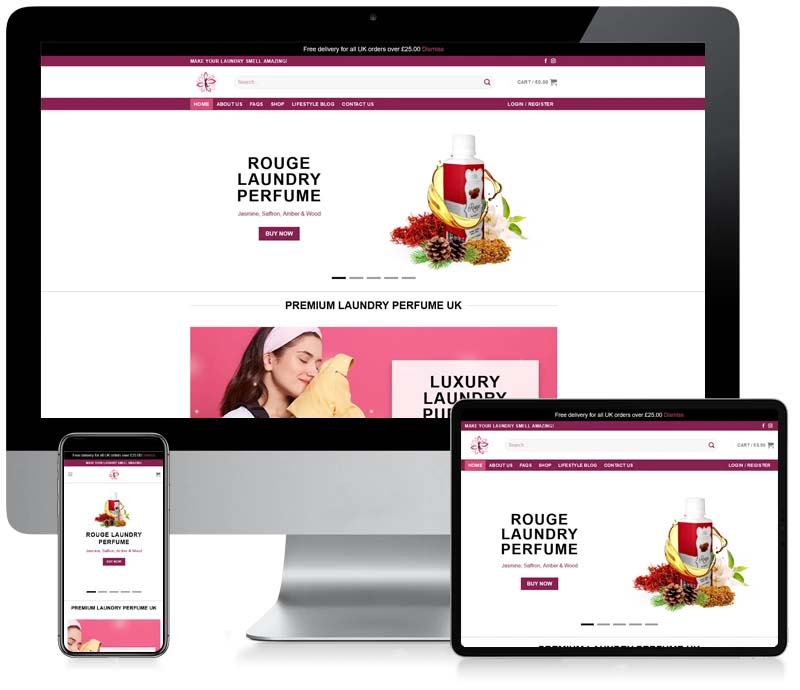 Cashmere Aroma - Ecommerce Website Design