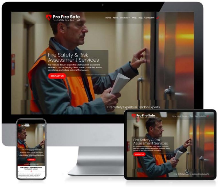 Pro Fire Safe Website Design