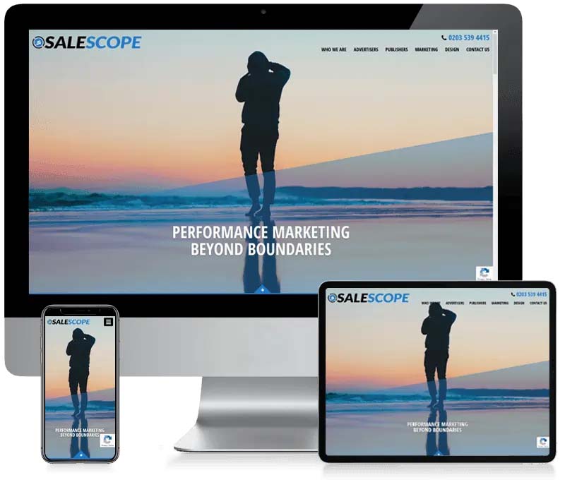 Sale Scope - Custom CMS Web Design