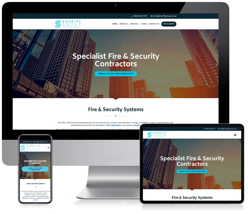 Sheriff Group - Custom Website Design