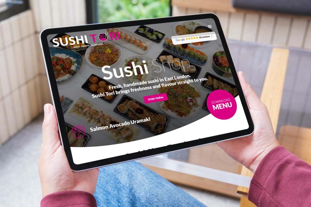 portfolio cms Sushi Tori 2x2
