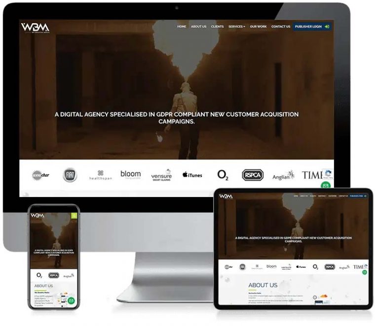 We Breathe Media - Company Web Design