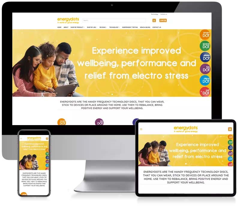 Energy Dot - Ecommerce Website Design