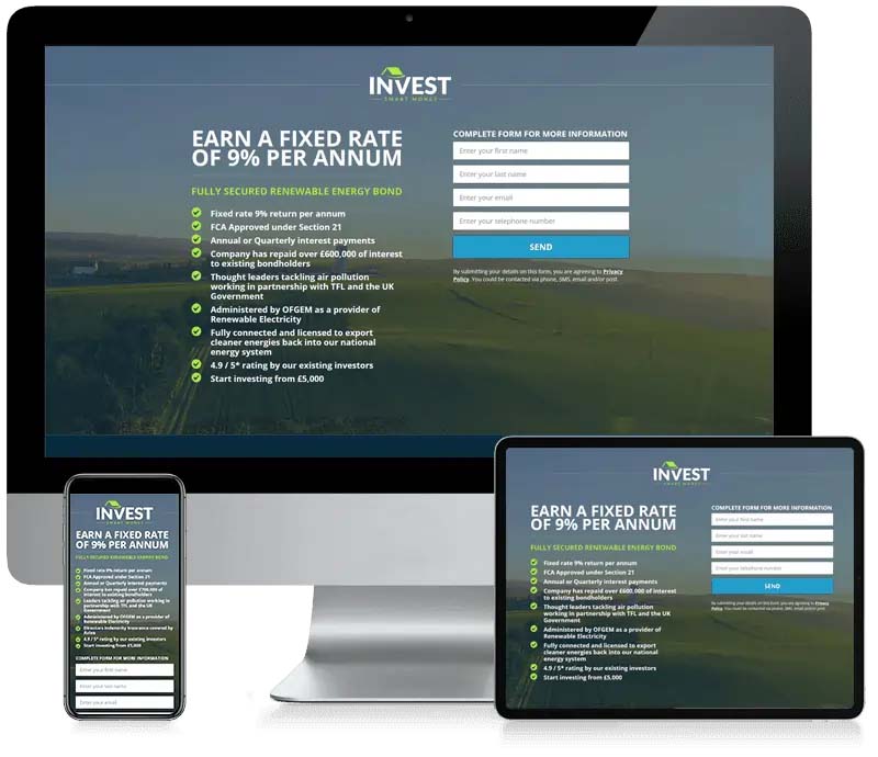 Invest Smart Money - Investment Custom Website Design