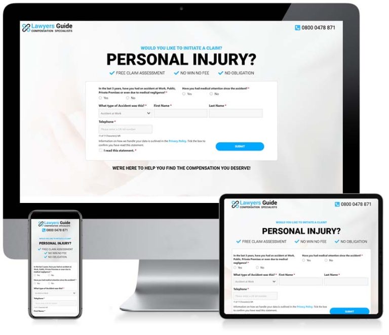 Lawyers Guide - Lead Generation Web Design