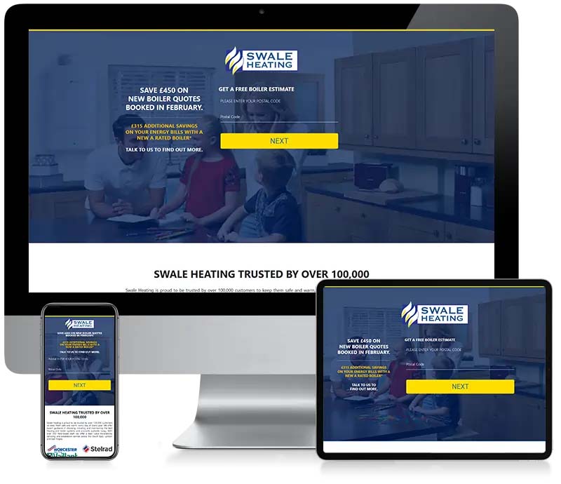 Swale Heating - Leadpoint Web Design