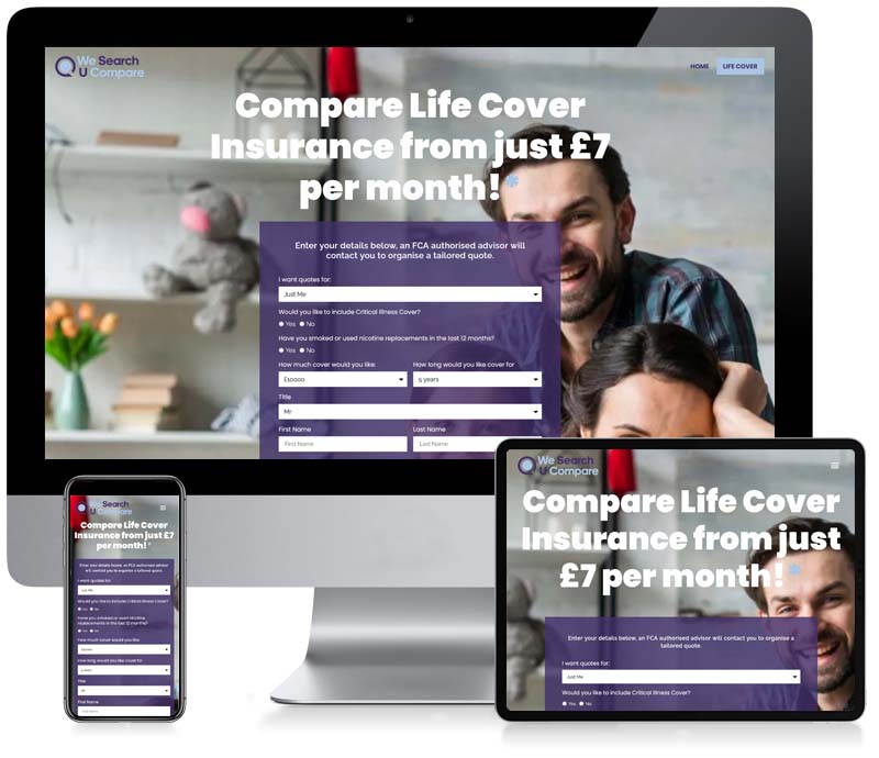 We Search U Compare - WordPress Web Design