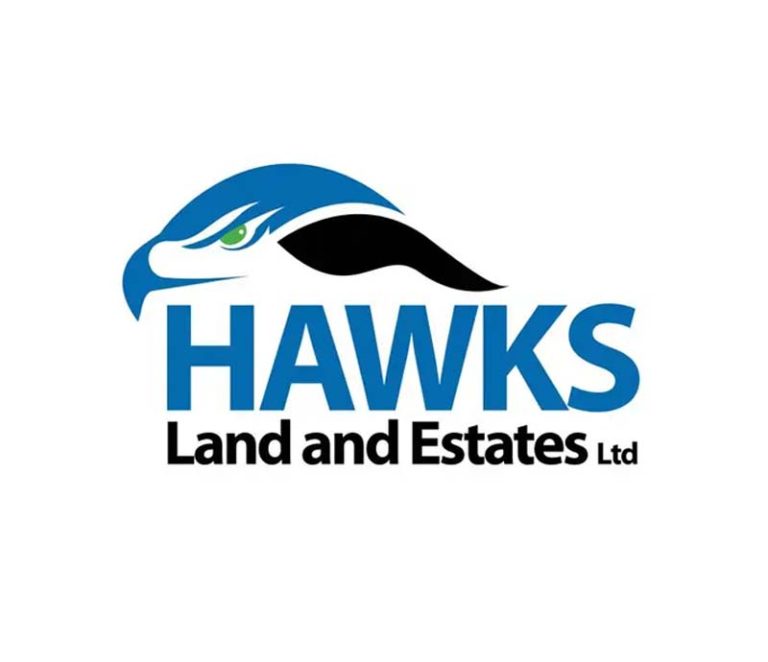 Hawks Land and Estate - Estate agency Logo Design