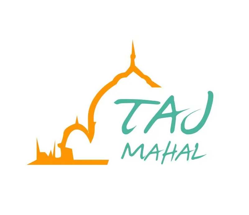 Taj Mahal Agra - Travel Company Logo Design