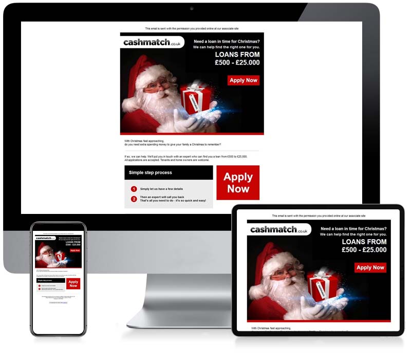 Cash Match - Custom Email Creative Design