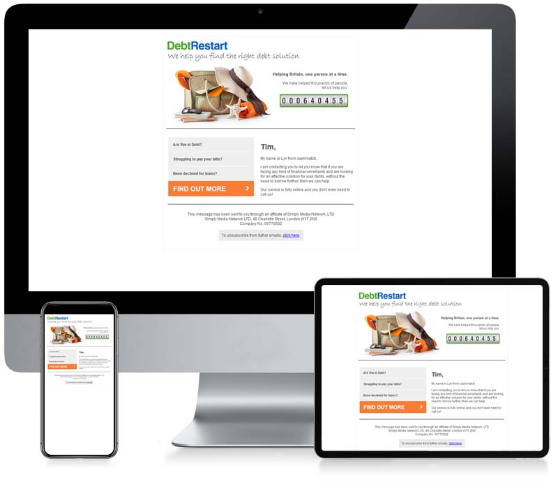 Debt Restart - Custom Newsletter Design