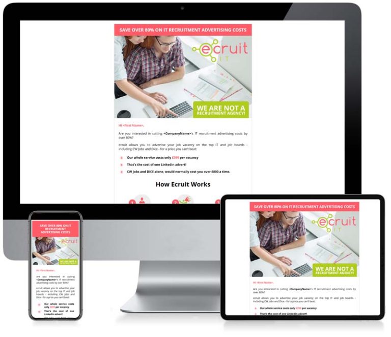 ecruit- Custom Email Design