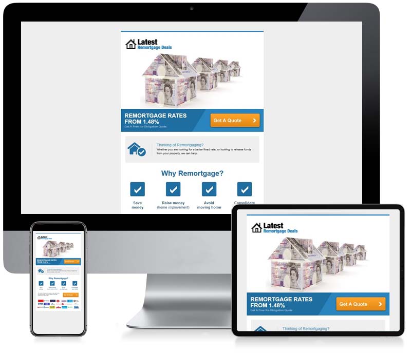 Latest Remortgage Deals - Custom Email Design