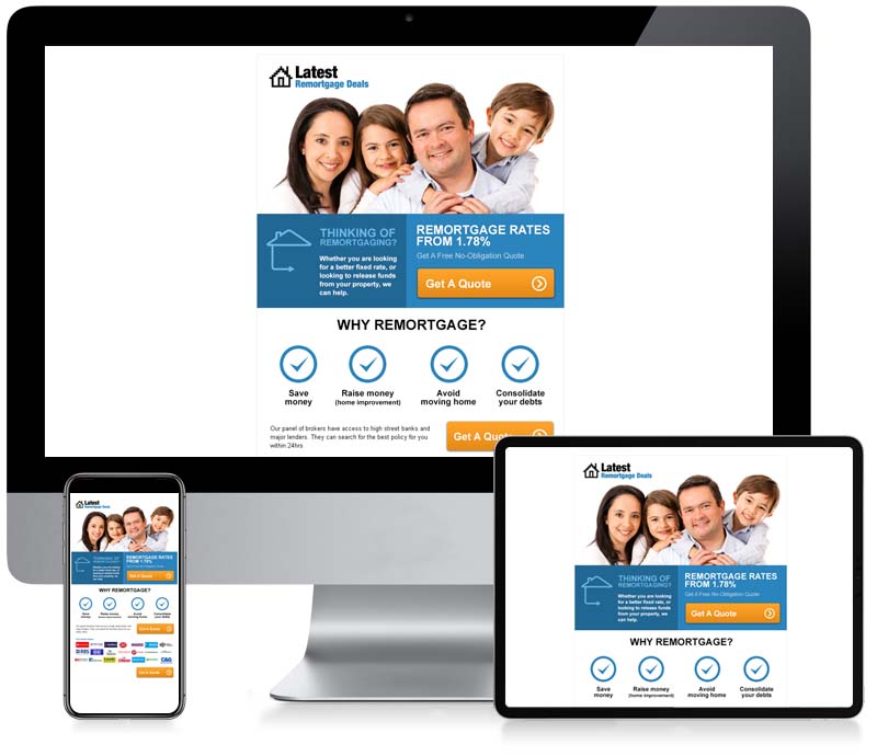 Latest Remortgage Deals - Creative Email Design