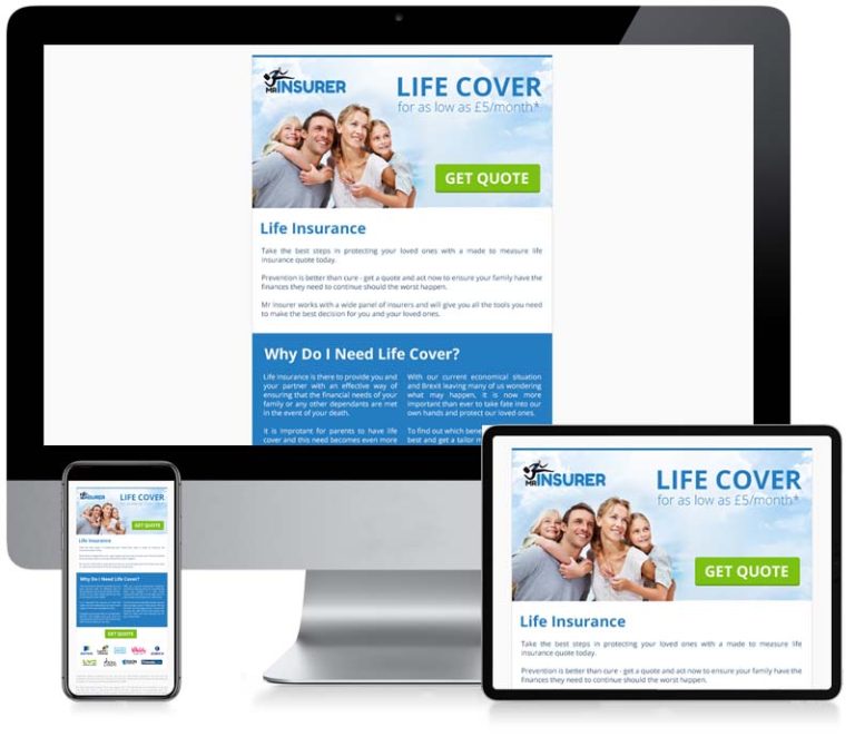 Mr Insurer - Custom Email Newsletter Design