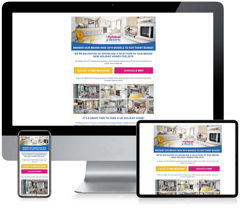 Parkdean Resorts - Creative Email Design