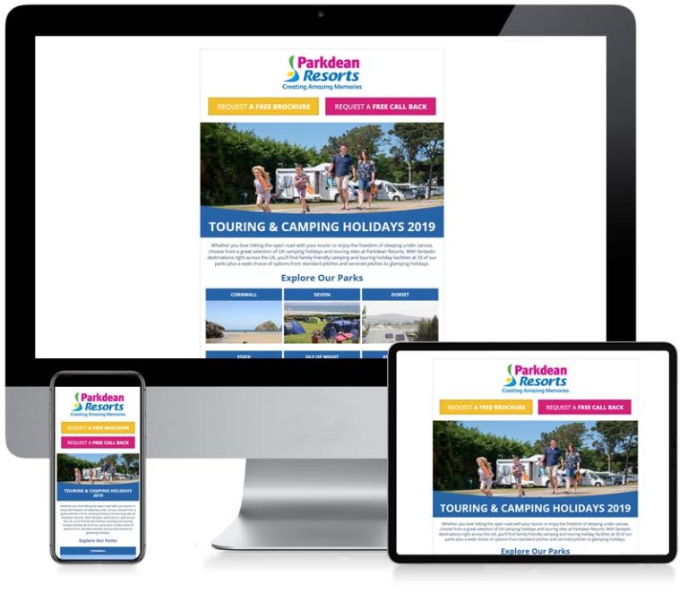 Parkdean Resorts - Custom Email Creative Design