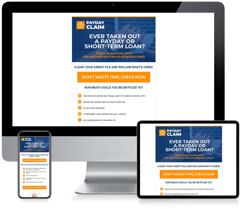 Payday Claim - Email Design