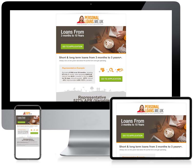 Personal Loans - Custom Email Design