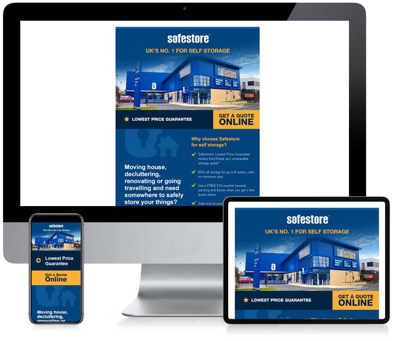 Safestore - Custom Email Design