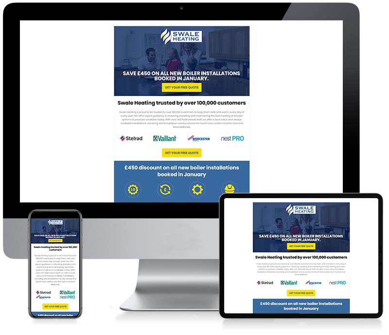 Swale Heating - Boiler Upgrade - Creative Email Design
