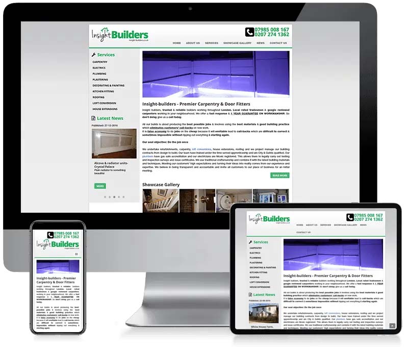 Insight Builders - Business Website Design