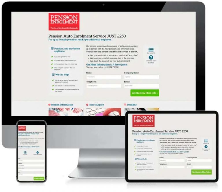 Pension Enrolment - Pension Enrolment Landing Page