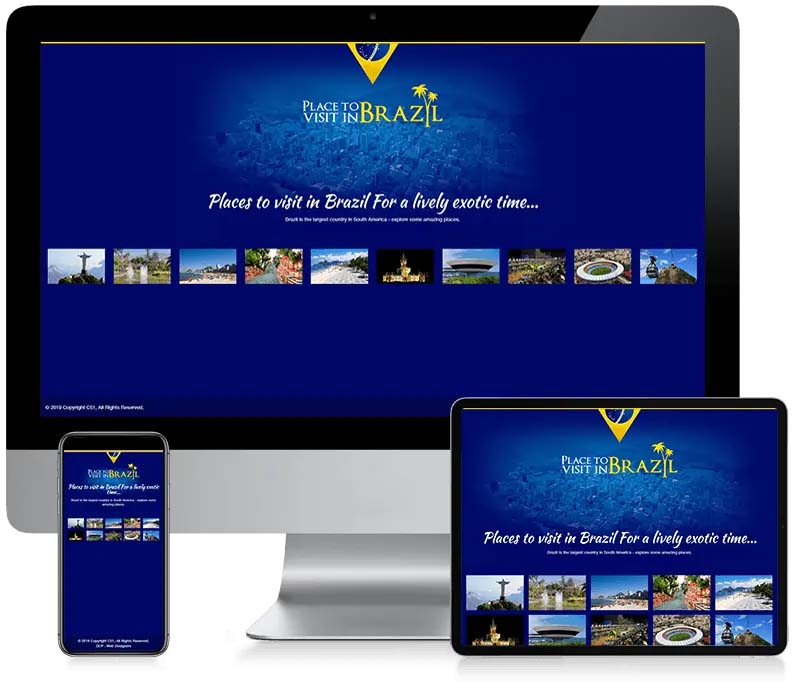 Places to visit in Brazil - Brazil Holiday Web Design