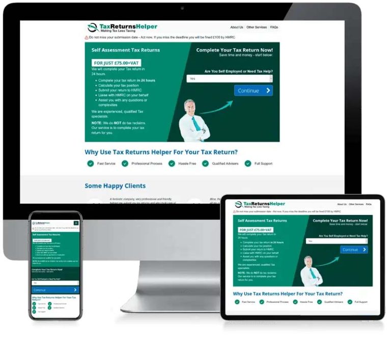 Self-Assessment Tax Returns Help - Custom Logo Design