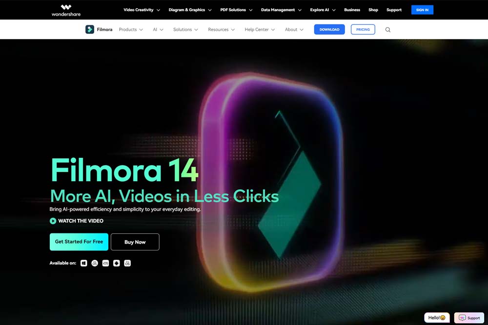 Wondershare Filmora - Ideal for Beginners